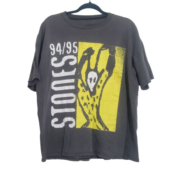 Rolling Stones 94/95 Voodoo Lounge North America Concert Band Tee Vinage